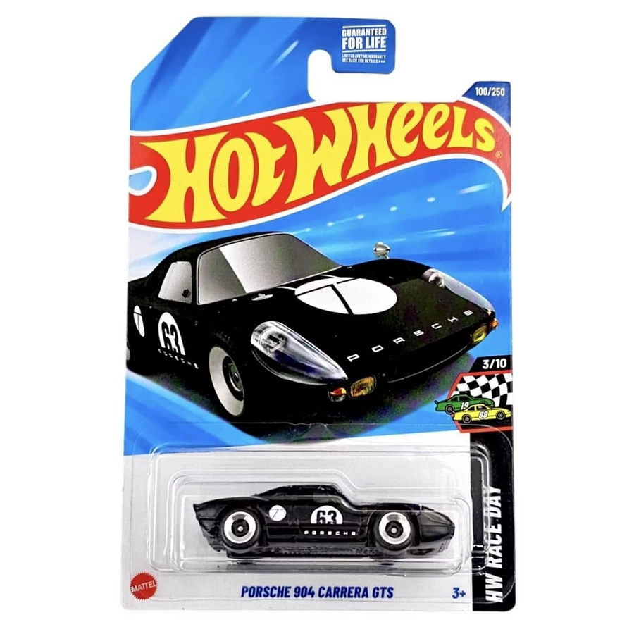 Hot Wheels Porsche 904 Carrera GTS 100/250 Negro 2025 HW Race Day 3/10 