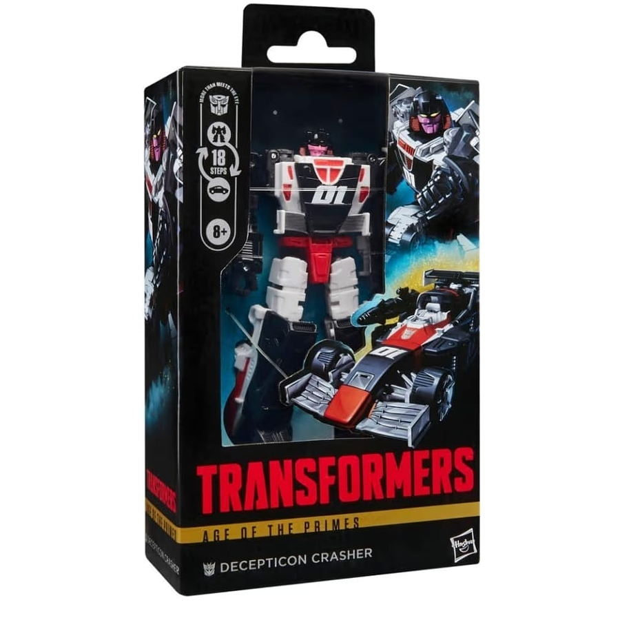 Transformers Age of the Primes Deluxe Class Decepticon Crasher G1027