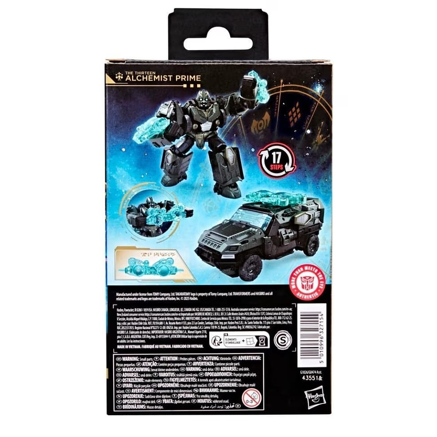 Transformers The Thirteen Alchemist Prime Age of the Primes Deluxe Class 5.5” G1026