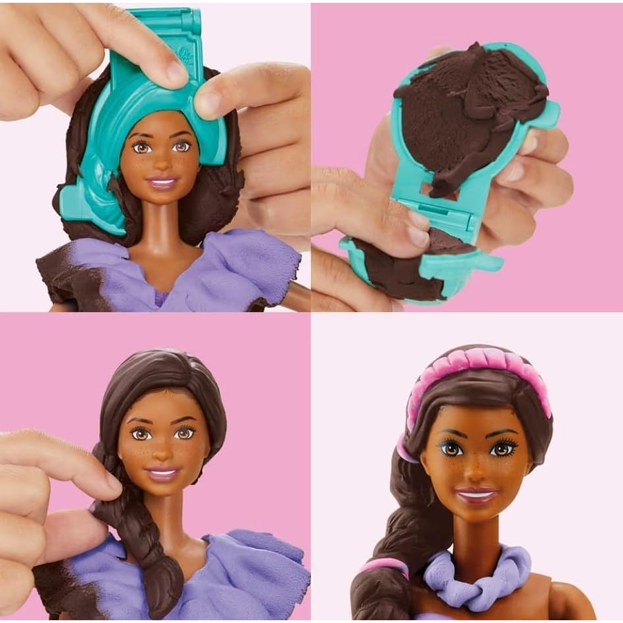Play-Doh Set de muñeca Barbie Fashionista con volantes G1359