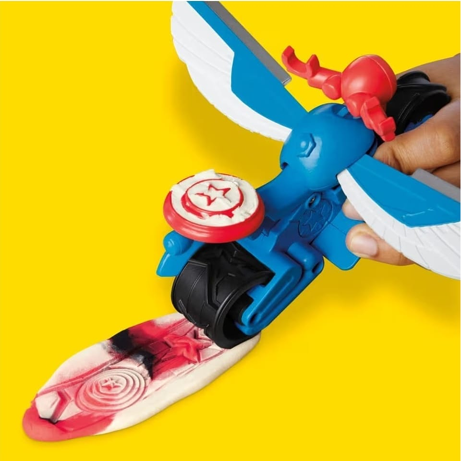 Play-Doh Marvel Captain America Moto-Slicer Playset G0555