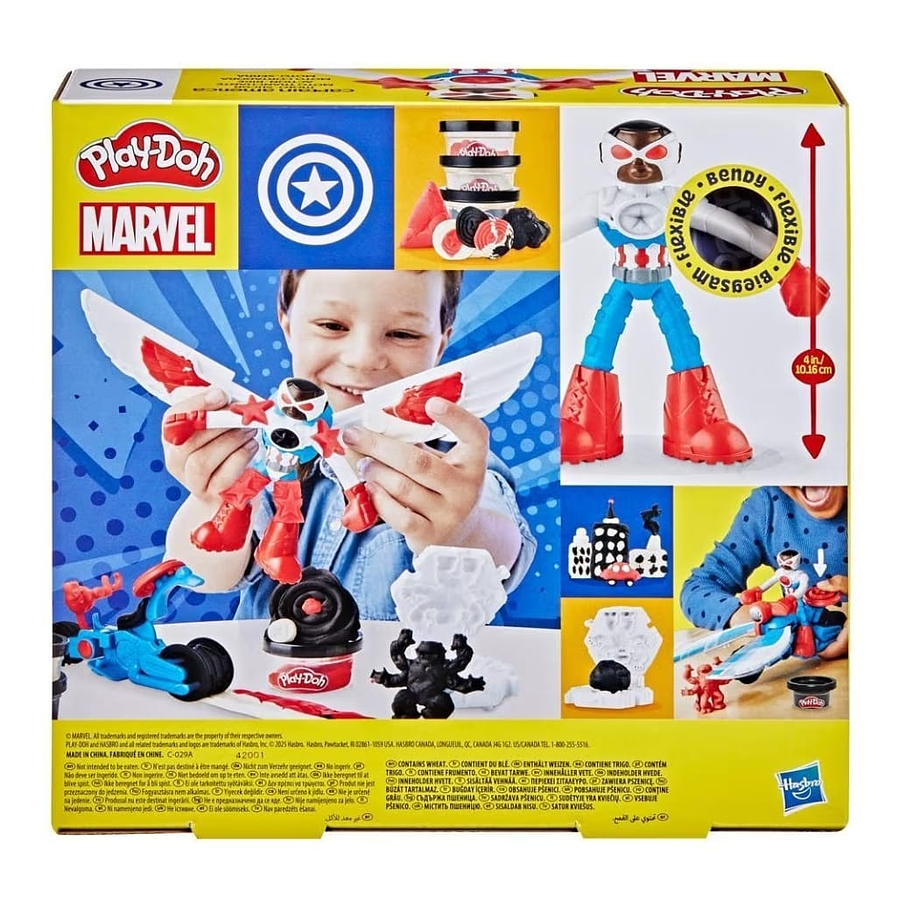 Play-Doh Marvel Captain America Moto-Slicer Playset G0555