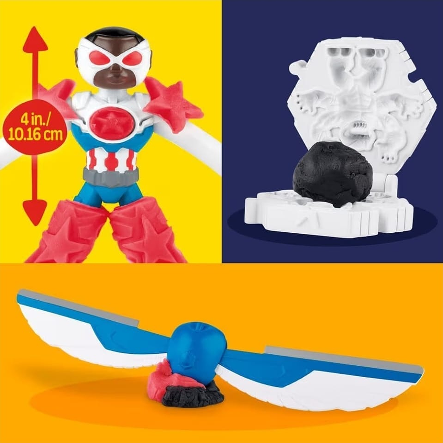 Play-Doh Marvel Captain America Moto-Slicer Playset G0555