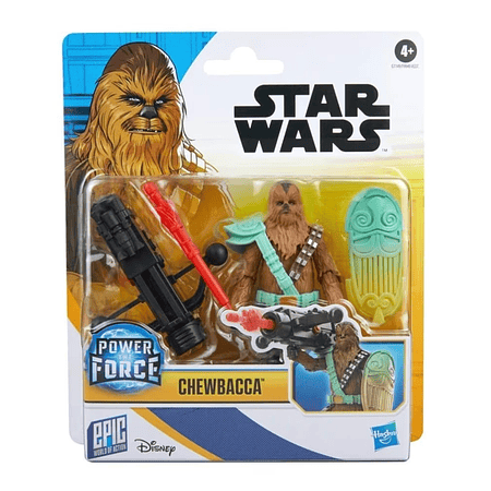Chewbacca Star Wars Mundo Épico de Acción 4" Hasbro G1149