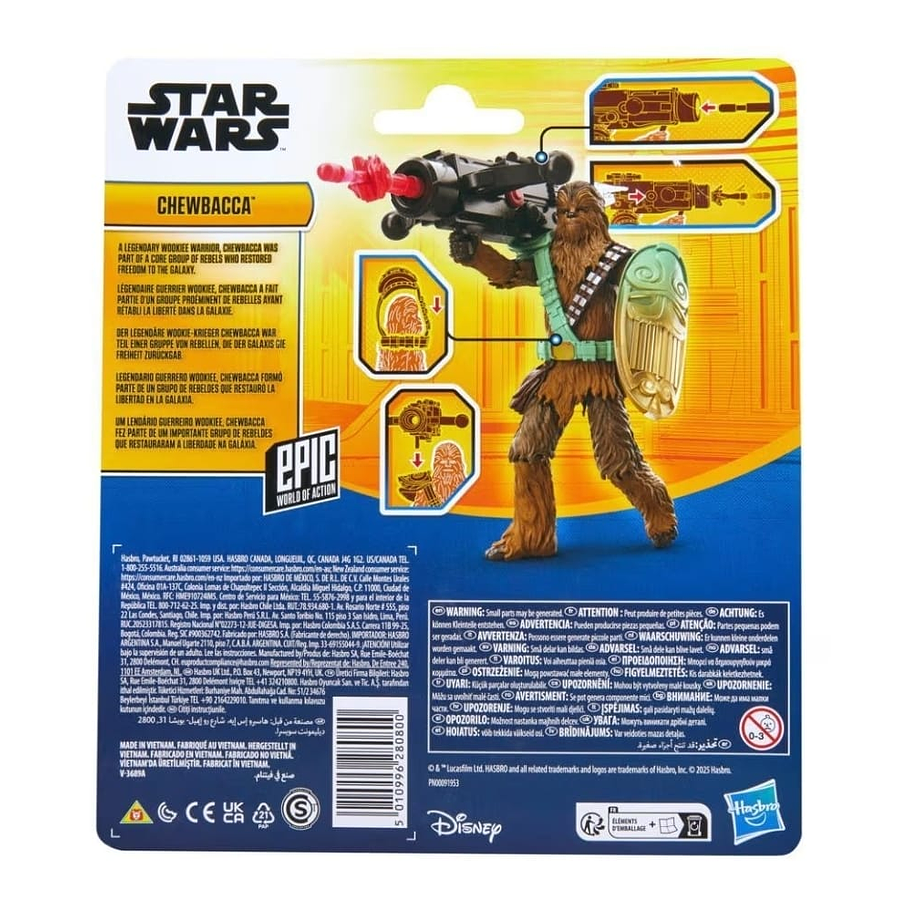 Chewbacca Star Wars Mundo Épico de Acción 4