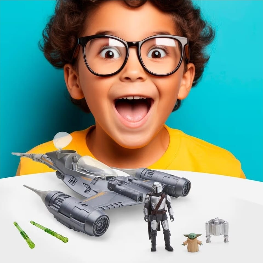 Set Nave y Figura The Mandalorian's N-1 Starfighter Star Wars Epic Hero Series F9950