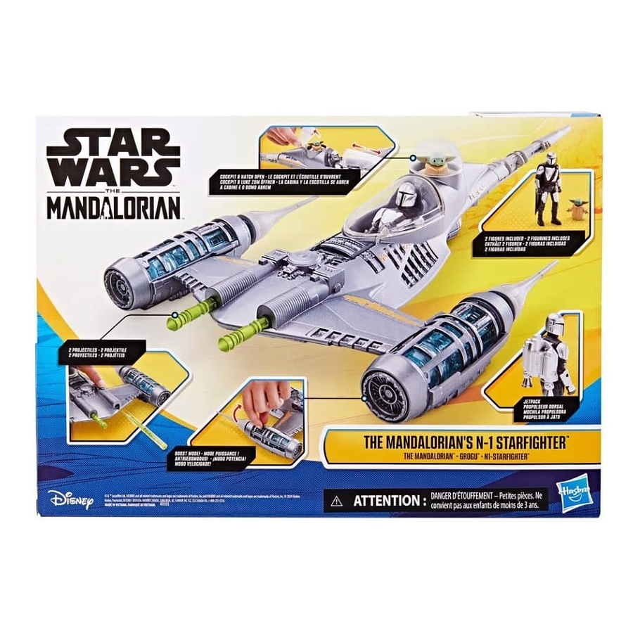 Set Nave y Figura The Mandalorian's N-1 Starfighter Star Wars Epic Hero Series F9950