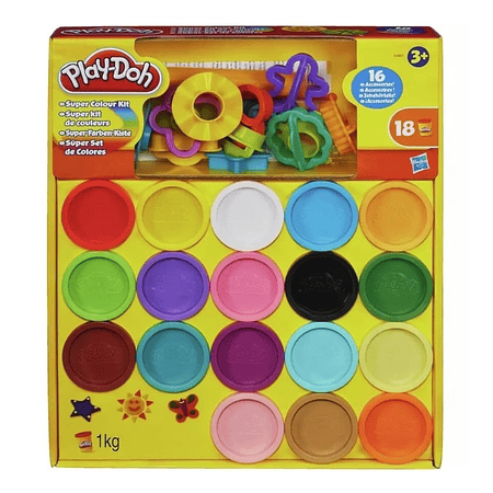 Play Doh Super Color Kit A4897