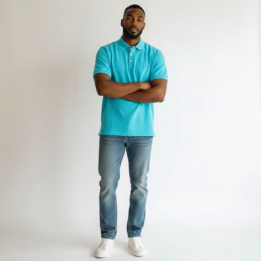 Polera Pique Polo Wrangler Talla M 