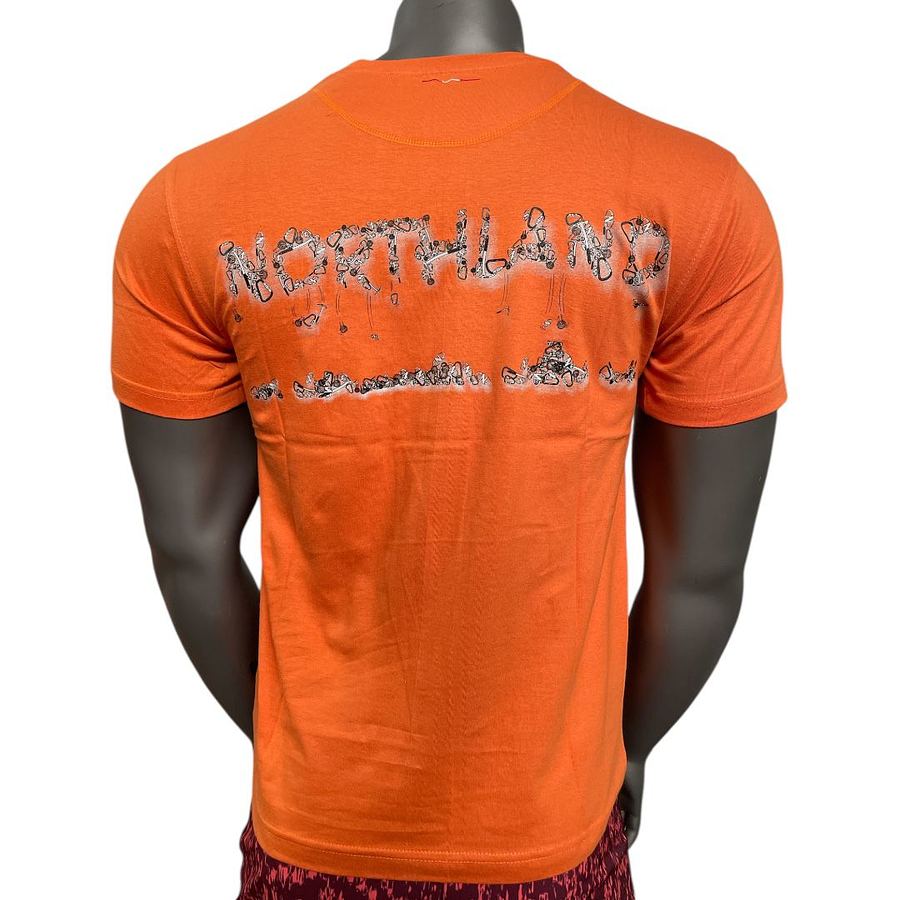 Polera de Hombre Algodón Northland Tools Orange 02-0437780 