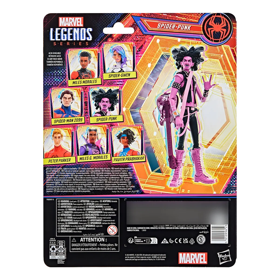 Marvel Legends Spider-punk Across The Spider-verse