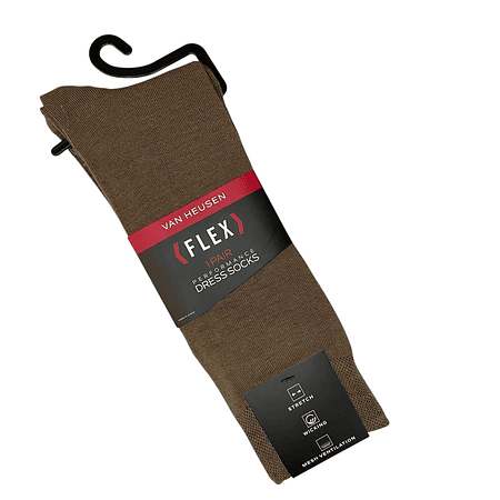 Calcetines de Vestir Van Heusen Flex Performance Hombre: Elásticos, Transpirables y Cómodos (1 Par)