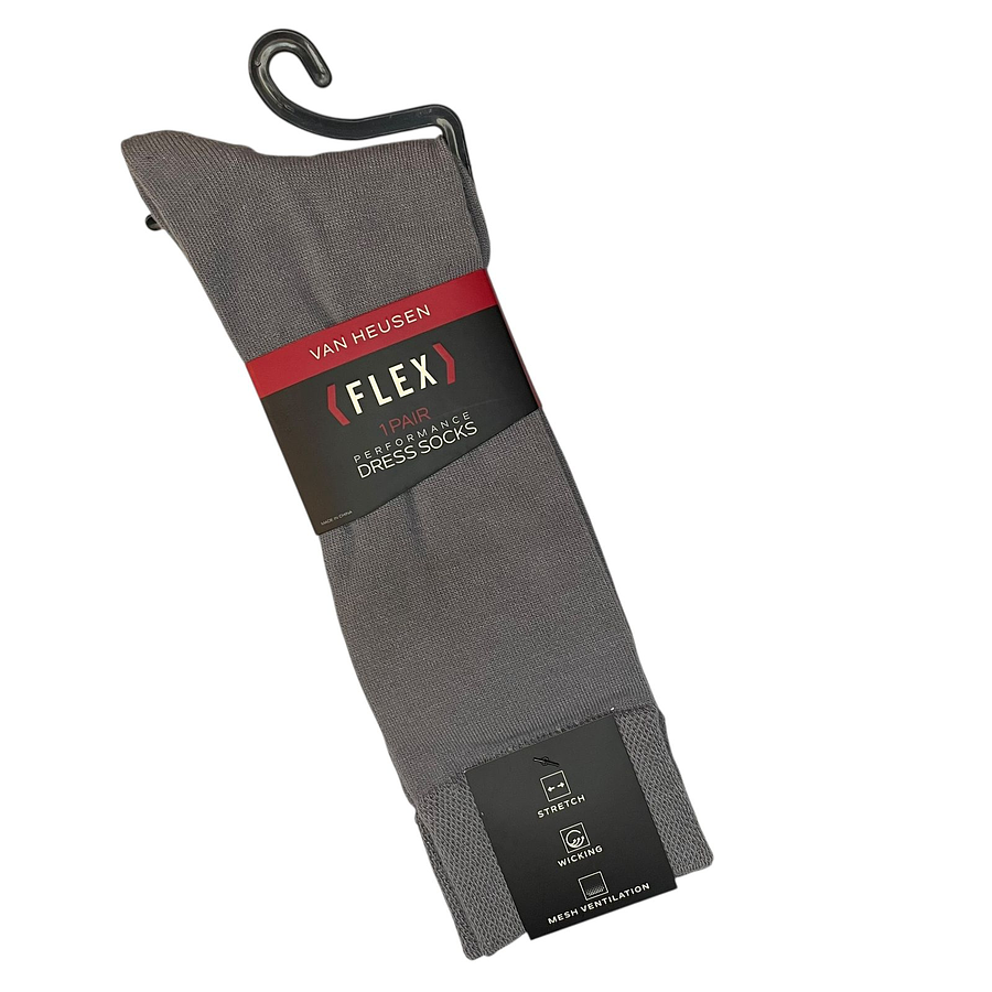 Calcetines de Vestir Van Heusen Flex Performance Hombre: Elásticos, Transpirables y Cómodos (1 Par)