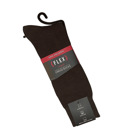 Calcetines de Vestir Van Heusen Flex Performance Hombre: Elásticos, Transpirables y Cómodos (1 Par)