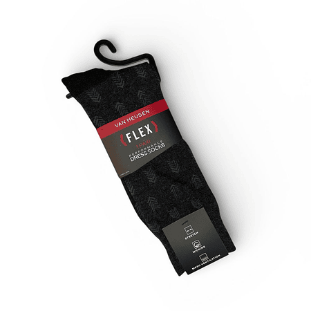 Calcetines de Vestir Van Heusen Flex Performance Hombre: Elásticos, Transpirables y Cómodos (1 Par)