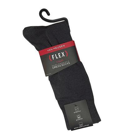 Calcetines de Vestir Van Heusen Flex Performance Hombre: Elásticos, Transpirables y Cómodos (1 Par)