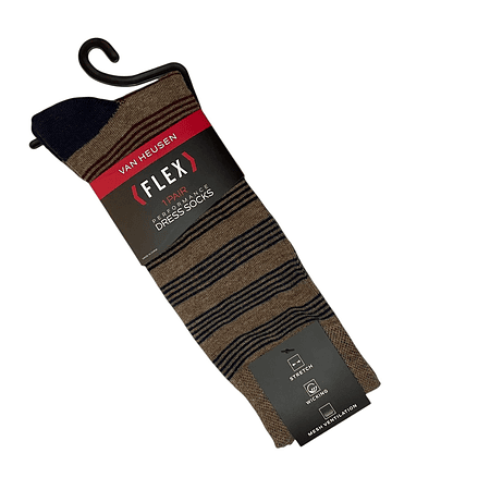 Calcetines de Vestir Van Heusen Flex Performance Hombre: Elásticos, Transpirables y Cómodos (1 Par)