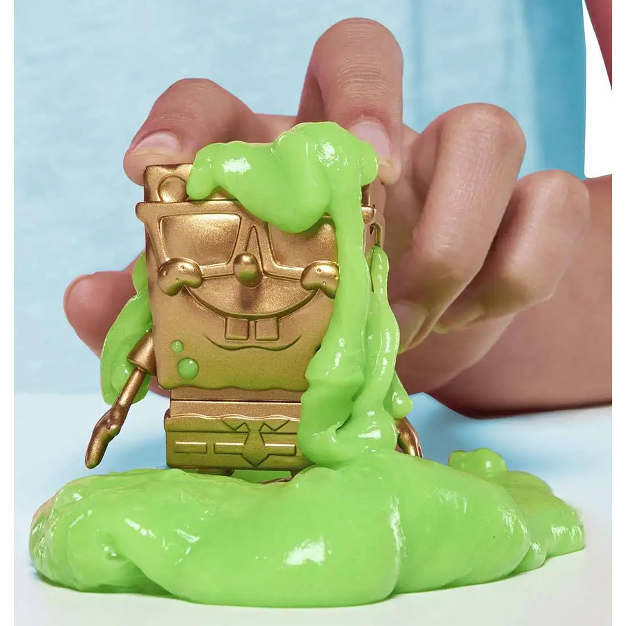 Figura Sorpresa Bob Esponja Slime GMV66 - Cubo con Slime Coleccionable TCF