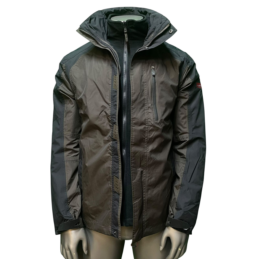 Parka de Hombre Northland  Merrill Combi 3 en 1 Blk-Torf 02-0398112
