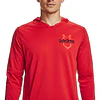 Under Armour Hooded Cage 1374376-600 Polerón Deportivo UA Storm Hombre Rojo Elasticado