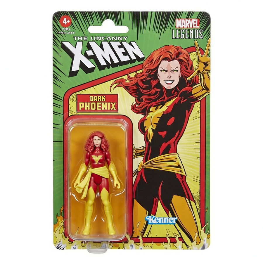 Figura Marvel Legends Retro Kenner Dark Phoenix Hasbro F3809 9.5cm
