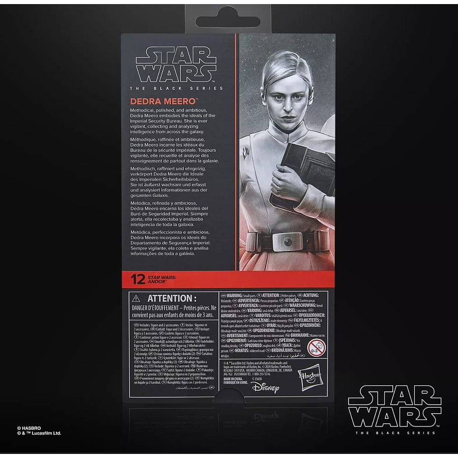 Figura Star Wars Black Series Dedra Meero Andor Hasbro G0019 Coleccionable