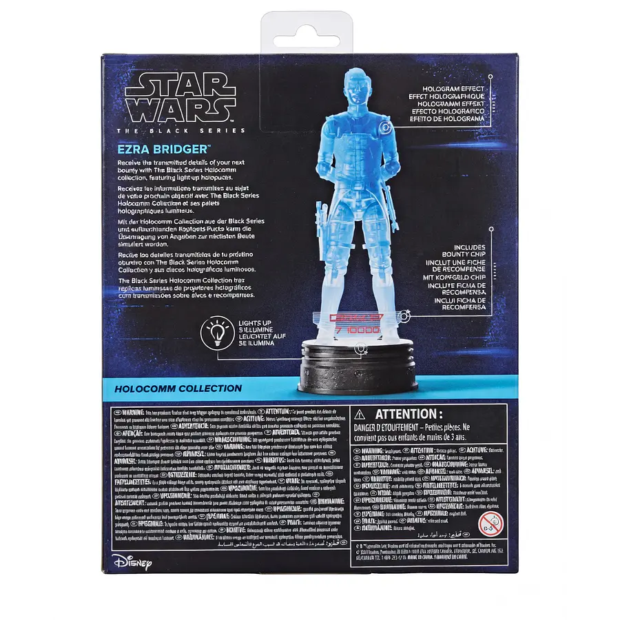 Figura Star Wars Ezra Bridger Holocomm Black Series Hasbro G0273