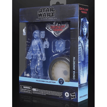 Figura Star Wars Osha Aniseya Holocomm Collection Black Series Hasbro G0274