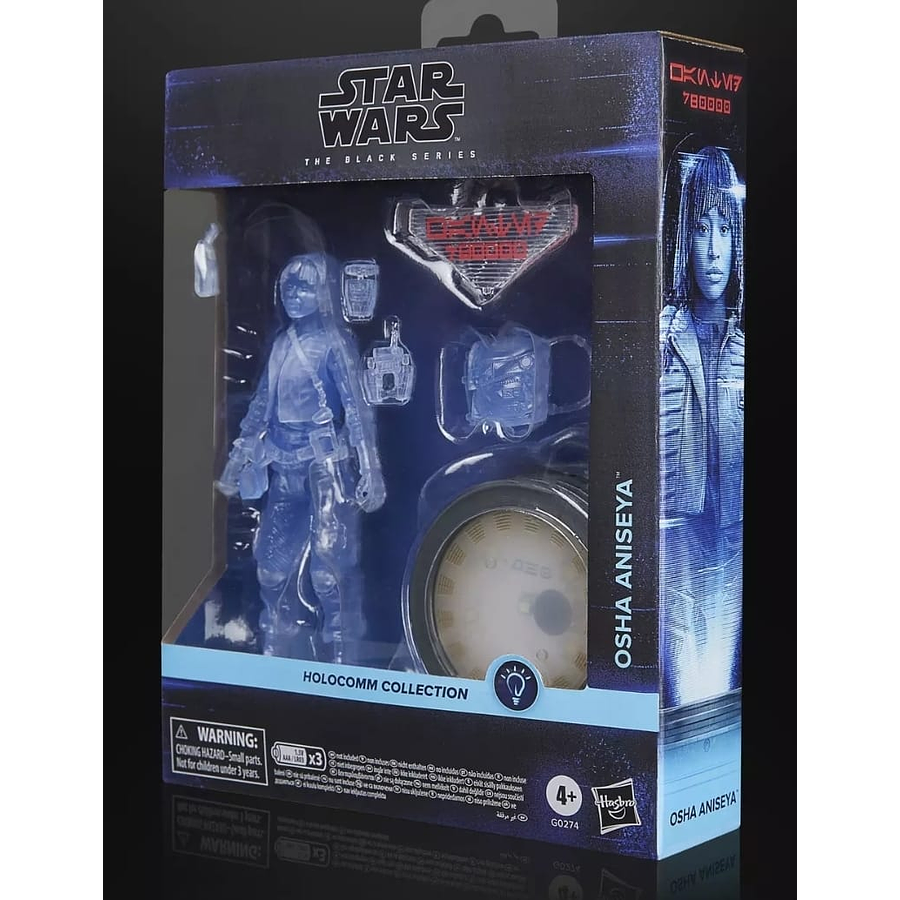 Figura Star Wars Osha Aniseya Holocomm Collection Black Series Hasbro G0274