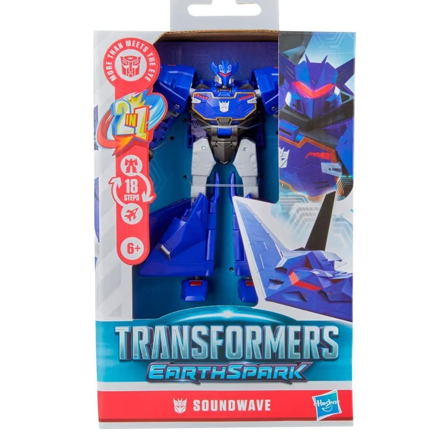 Figura Transformers EarthSpark Deluxe Class Soundwave Hasbro G0988
