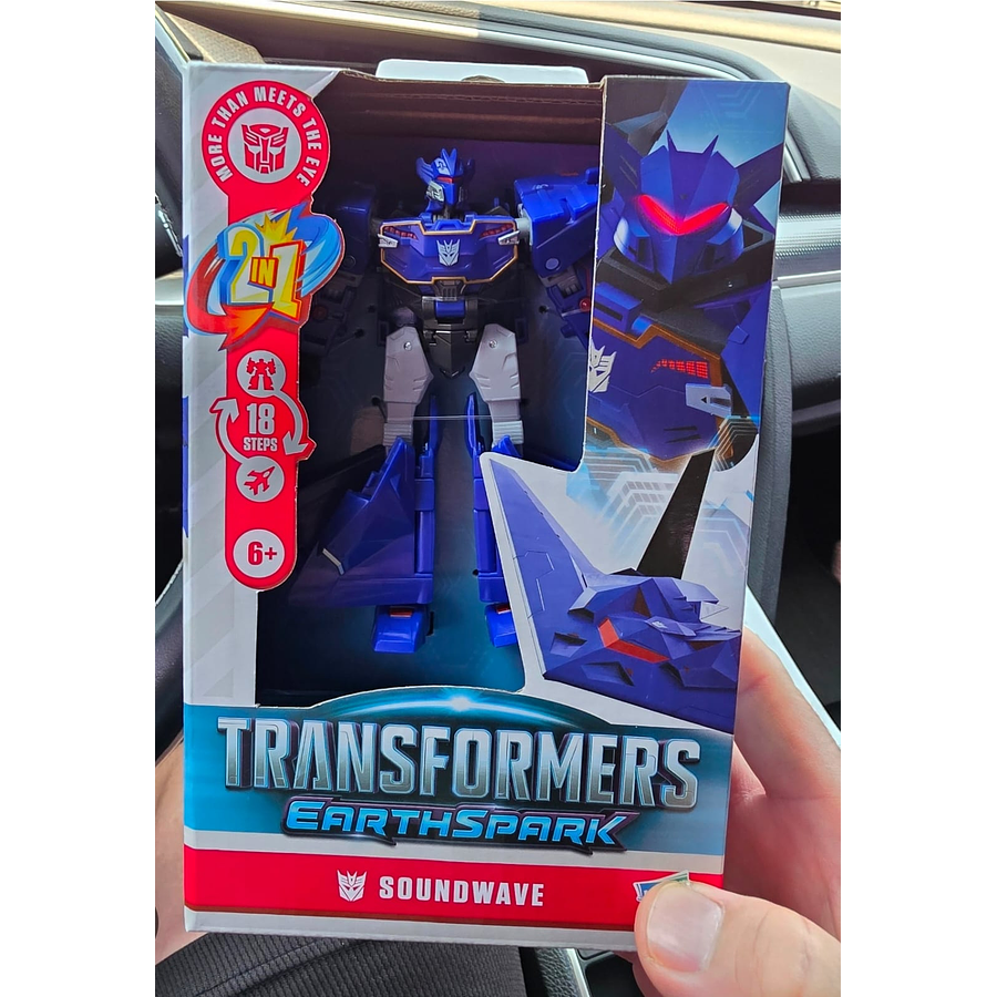 Figura Transformers EarthSpark Deluxe Class Soundwave Hasbro G0988