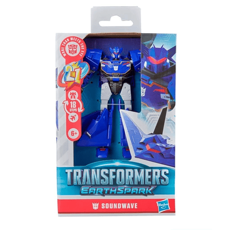 Figura Transformers EarthSpark Deluxe Class Soundwave Hasbro G0988