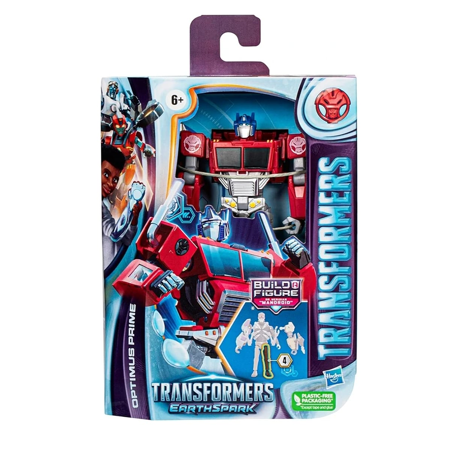Figura Transformers EarthSpark Deluxe Class Optimus Prime Hasbro F6735