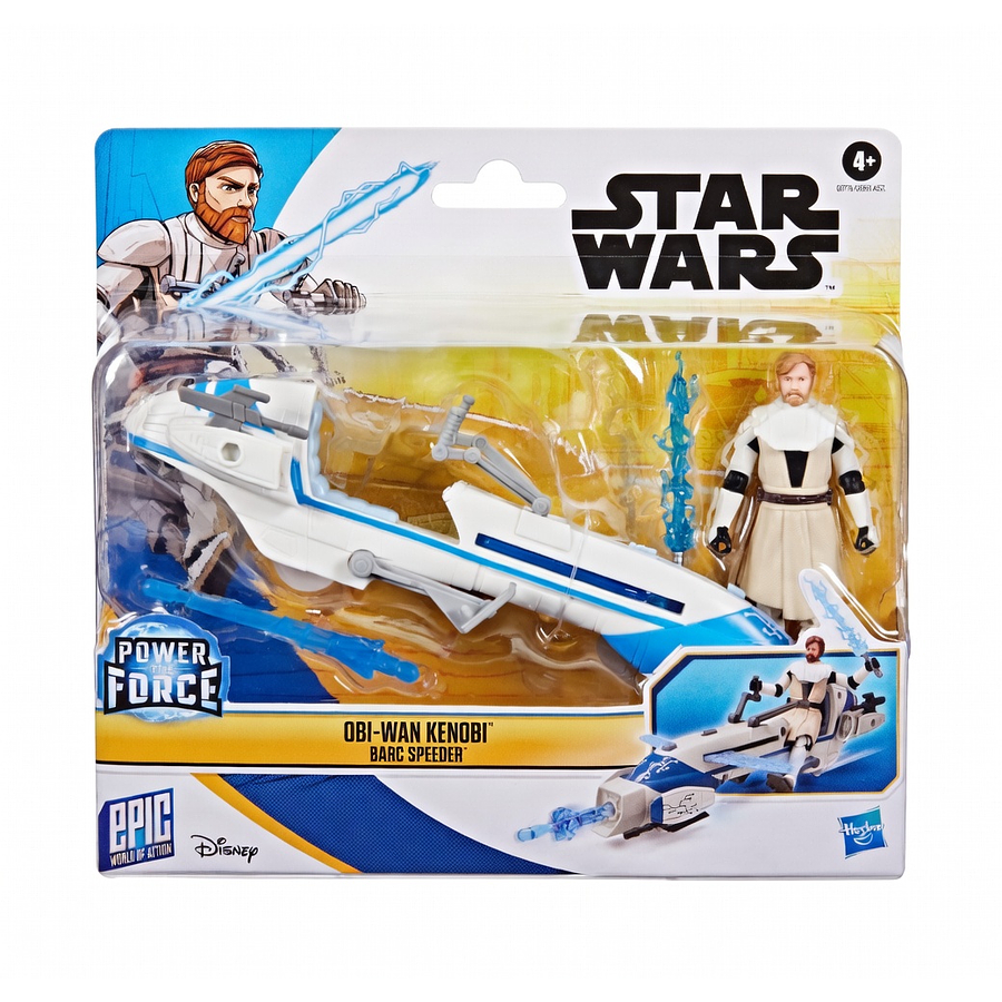 Figura Star Wars Obi-Wan Kenobi & BARC Speeder Bike Epic World of Action Hasbro G0778