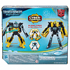 Transformers Toys EarthSpark Cyber-Combiner Bumblebee and Mo Malto Action Figures