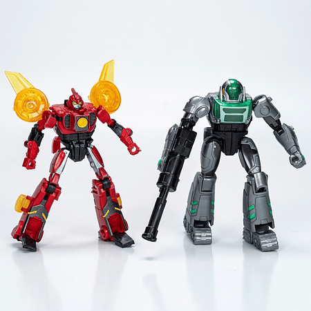 Transformers EarthSpark Cyber-Combiner Terran Twitch and Robby Malto F8438