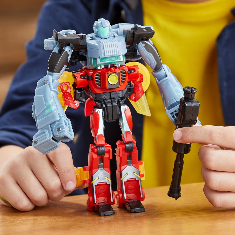 Transformers EarthSpark Cyber-Combiner Terran Twitch and Robby Malto F8438