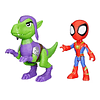 G0120  Marvel Spidey and His Amazing Friends Dino-Webs, Spidey and Goblin Raptor Action Figures