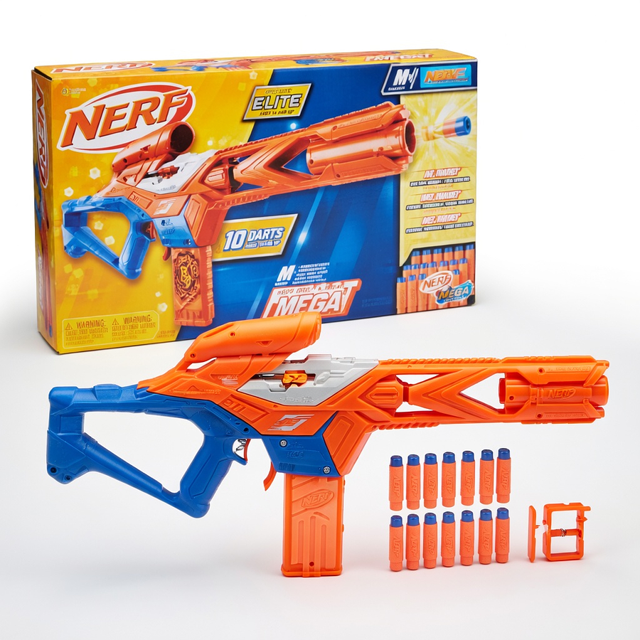 Lanzador Nerf N Series Pinpoint Hasbro F8622 con 18 Dardos N1 y Clip de 10