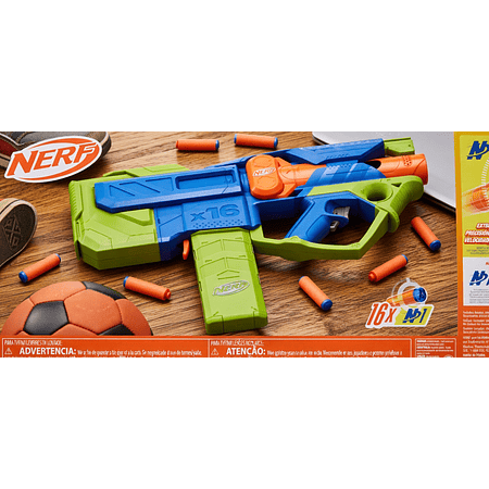 Lanzador Nerf N Series Sprinter Motorizado Hasbro F8626 con 16 Dardos N1