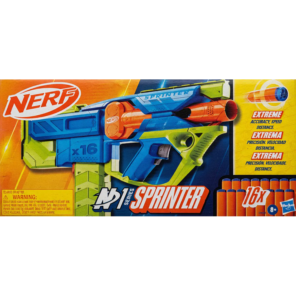 Lanzador Nerf N Series Sprinter Motorizado Hasbro F8626 | 16