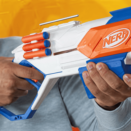 Lanzador Nerf N Series Strikeback Hasbro G0219 con 18 Dardos N1 y Clip Integrado