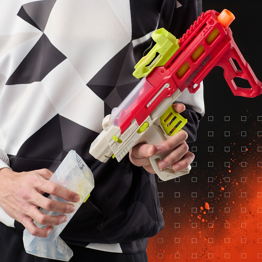 Lanzador Nerf Pro Gelfire Pronto Hasbro G1666 con 5000 Recargas y Capacidad 800