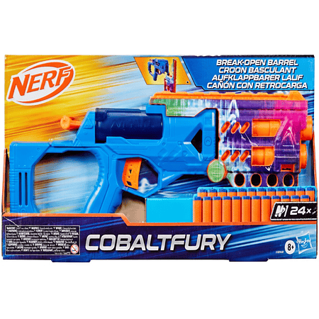 Lanzador Nerf N Series Cobaltfury Hasbro G3245 con 24 Dardos