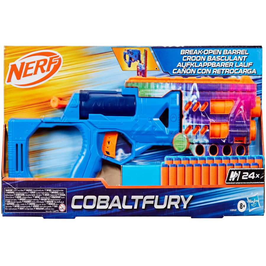 Lanzador Nerf N Series Cobaltfury Hasbro G3245 con 24 Dardos
