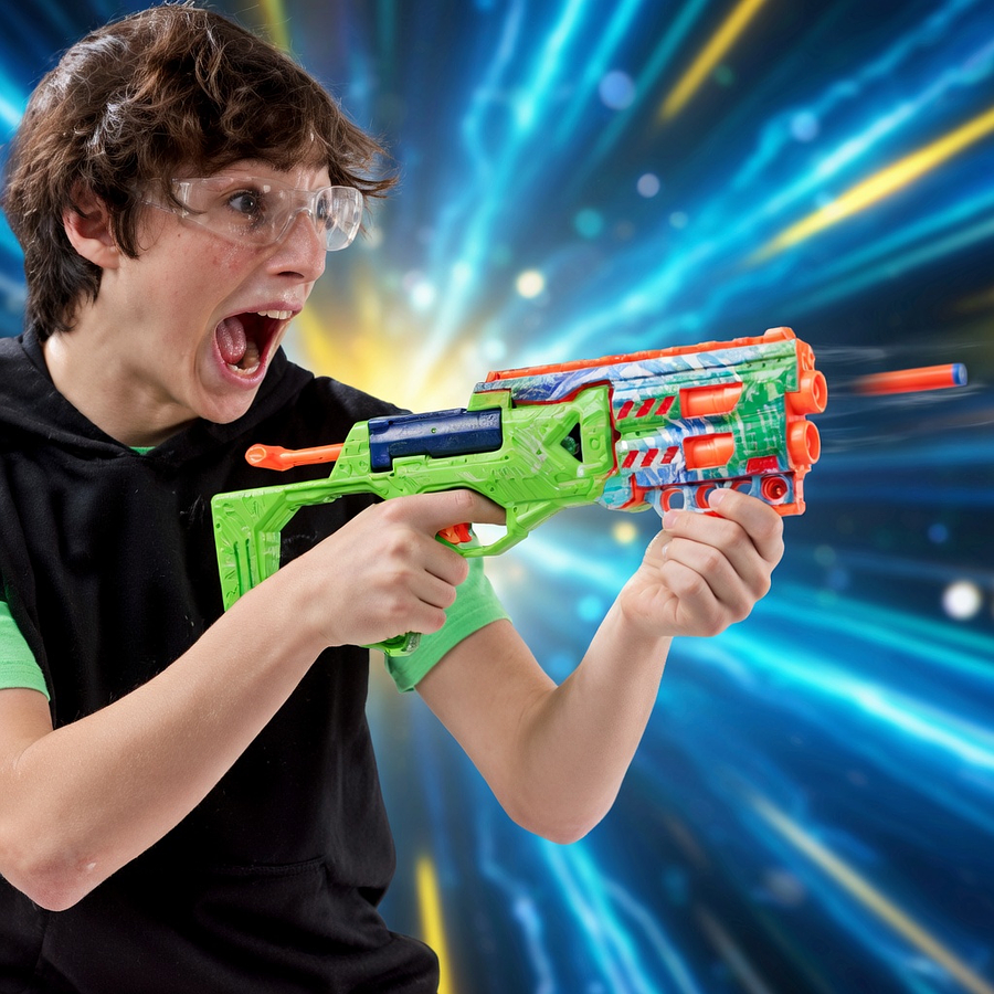 Lanzador Nerf N Series Jadestrike Hasbro G3247 con 24 Dardos