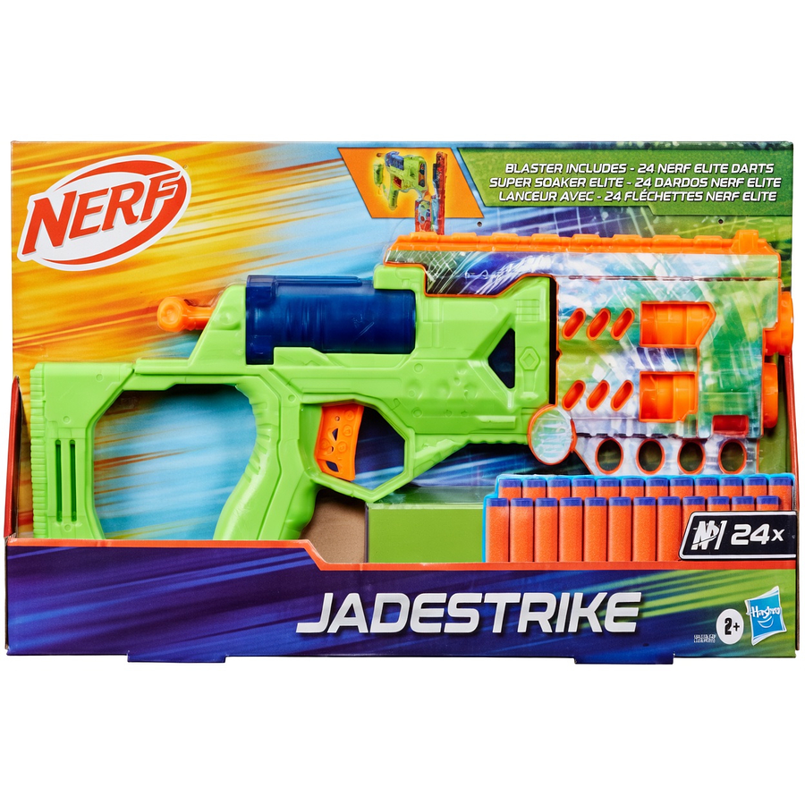 Lanzador Nerf N Series Jadestrike Hasbro G3247 con 24 Dardos