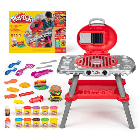 Play-Doh Sizzlin Grill Playset G0500 – Parrilla Creativa Play-Doh para Niños