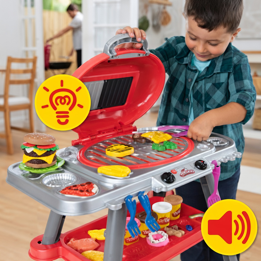 Play-Doh Sizzlin Grill Playset G0500 – Parrilla Creativa Play-Doh para Niños