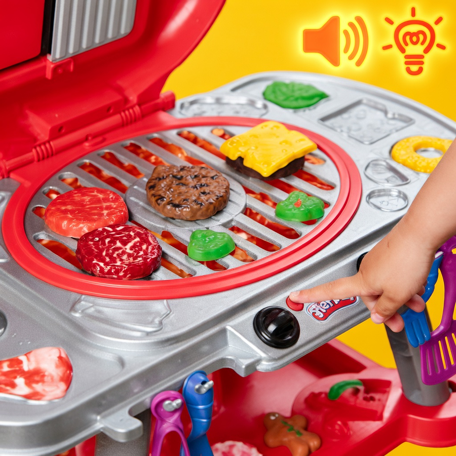 Play-Doh Sizzlin Grill Playset G0500 – Parrilla Creativa Play-Doh para Niños